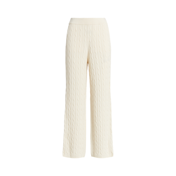 Cable-Knit Wool-Cashmere Pant Polo Ralph Lauren 1