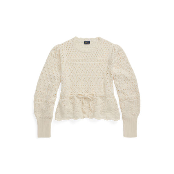 Ajour-gebreide trui van merinowol Polo Ralph Lauren in 1