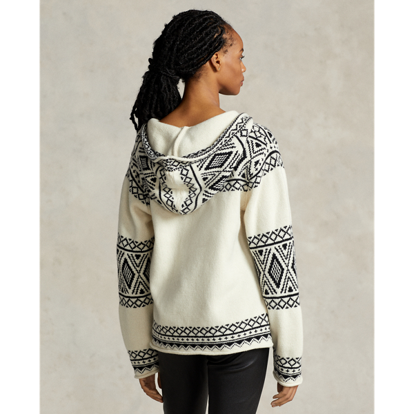 Pull &agrave; capuche Polo Bear Polo Ralph Lauren en Cr&egrave;me multi 5