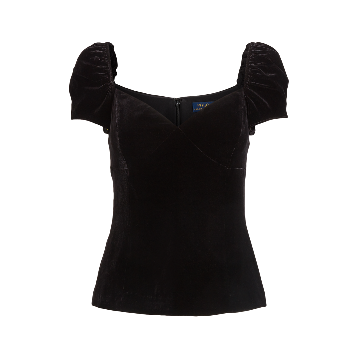 Stretch Velvet Sweetheart Top