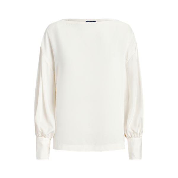 Satinoberteil mit Blouson&auml;rmeln Polo Ralph Lauren in 1