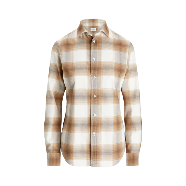 Classic Fit Plaid Cotton Twill Shirt Polo Ralph Lauren 1