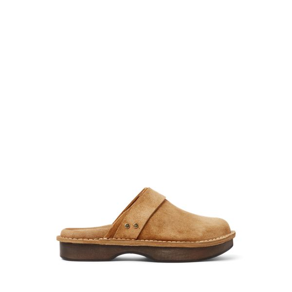 Sueded Calfskin Clog Polo Ralph Lauren 1