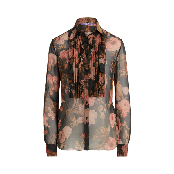 Brittney Floral Chiffon Shirt