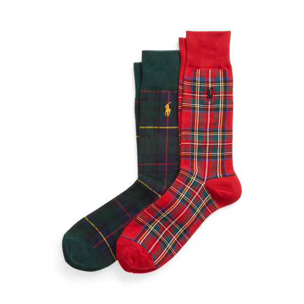 Plaid Trouser Sock 2-Pack