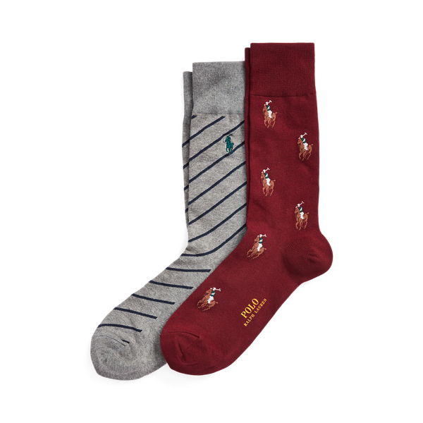 2&nbsp;paires de chaussettes hautes &agrave; poney