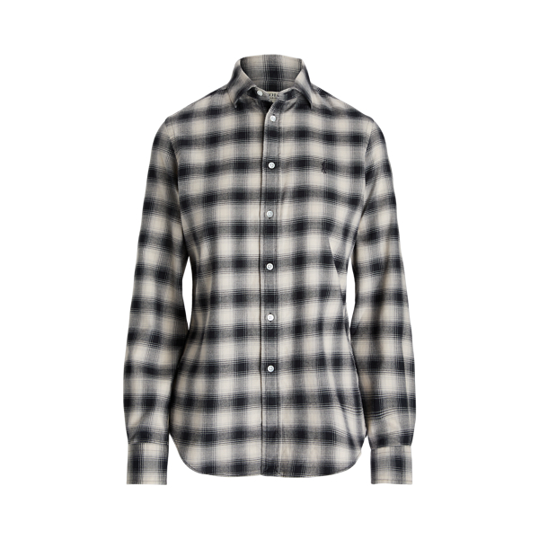 Classic Fit Plaid Cotton Twill Shirt Polo Ralph Lauren 1