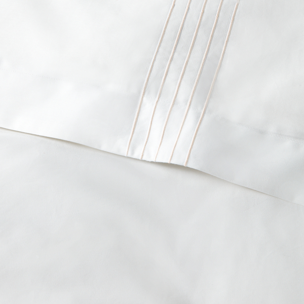 Ralph Lauren Home オーガニック コットン サティーン ハンカチーフ デュベ コースタル サンド 5