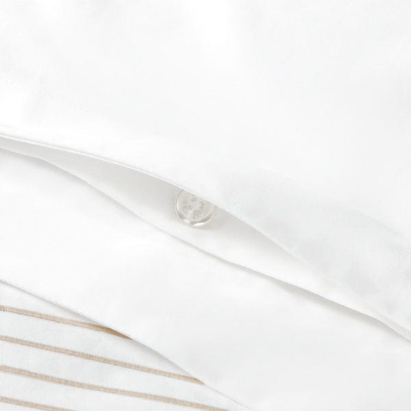 Ralph Lauren Home オーガニック コットン サティーン ハンカチーフ デュベ コースタル サンド 6