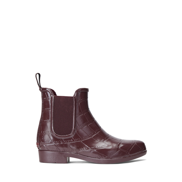 Tally Embossed Short Rain Boot Lauren 1