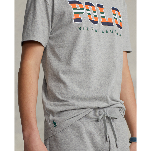 Andover Heather Custom Slim Fit Logo Jersey T-Shirt Polo Ralph Lauren 5