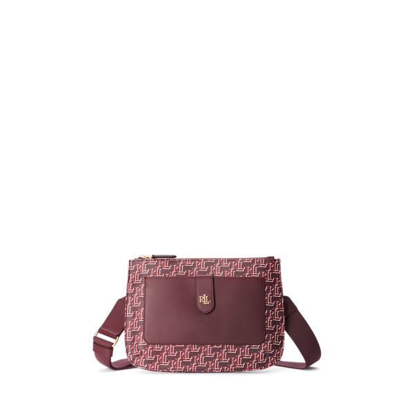 Coated Canvas Medium Jamey Crossbody Bag