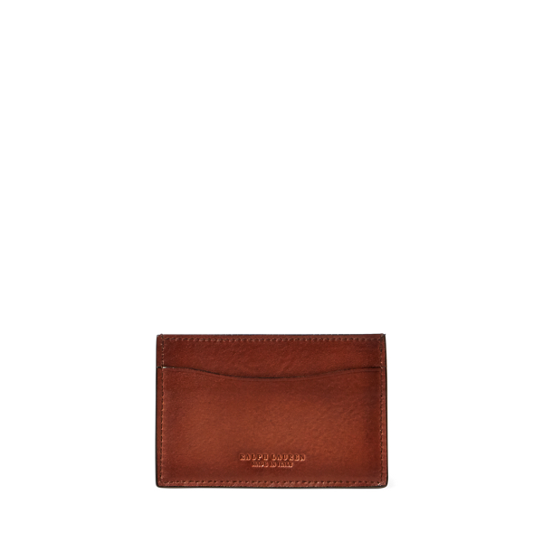 Burnished Leather Card Case