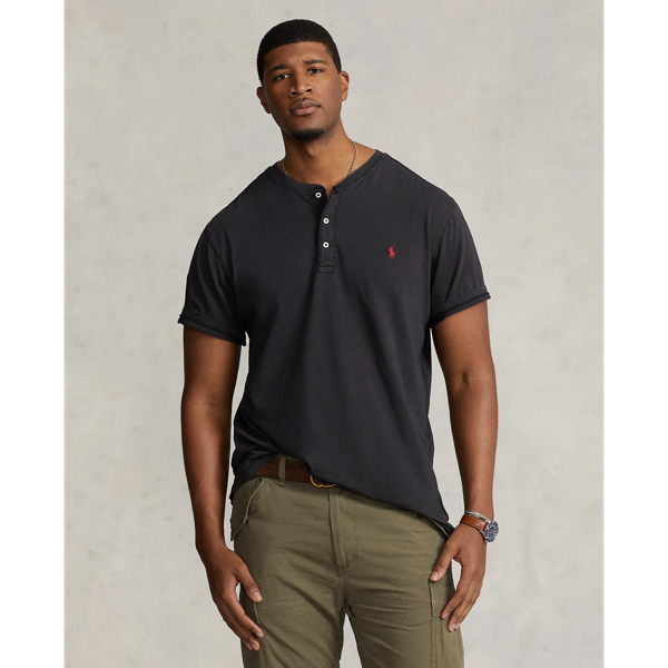 Slub Jersey Henley Shirt