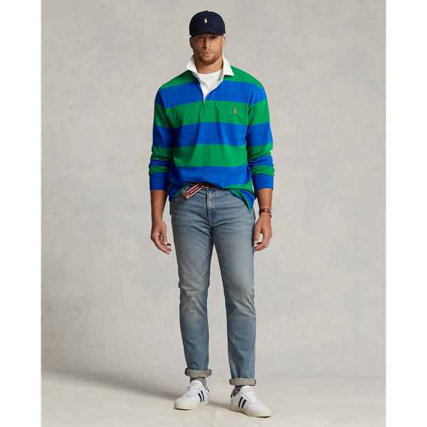 Sapphire Star/Green The Iconic Rugby Shirt Big & Tall 3