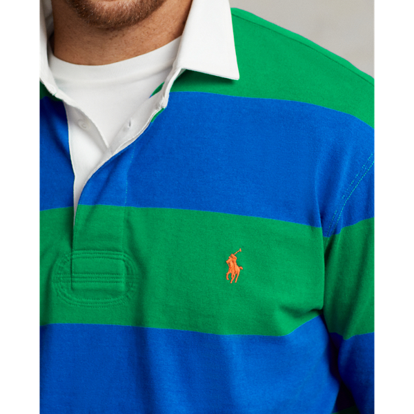 Sapphire Star/Green The Iconic Rugby Shirt Big & Tall 5