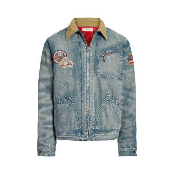 Mens denim jacket ralph lauren hotsell