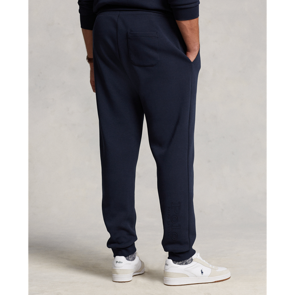 Aviator Navy Logo-Embossed Double-Knit Jogger Pant Big & Tall 5
