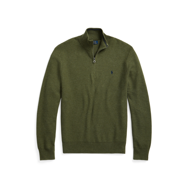 Pullover mit Viertelrei&szlig;verschluss Big & Tall in 1