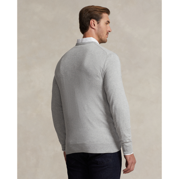 Cotton V-Neck Sweater