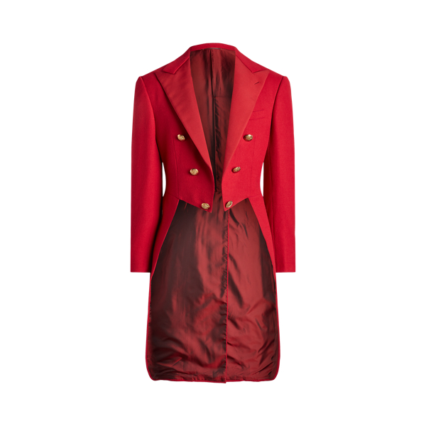 Classic Red Handmade Cavalry Twill Tailcoat Purple Label 2