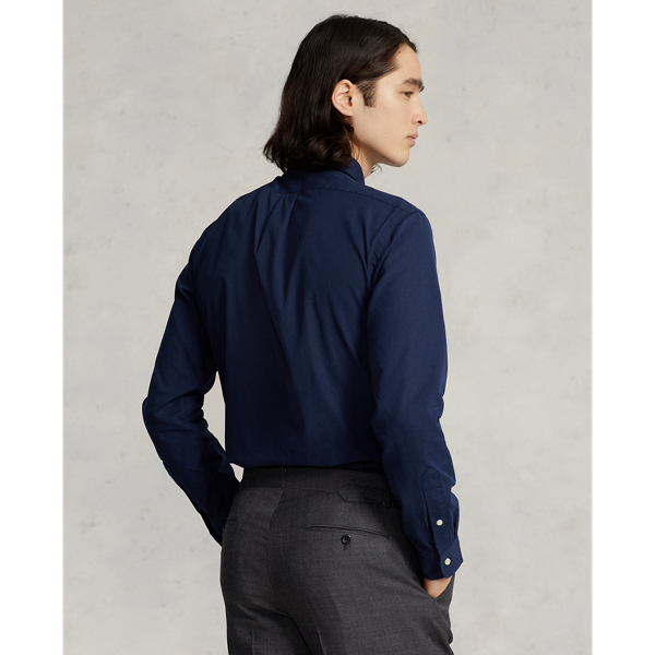 Cruise Navy Classic Fit Brushed Poplin Shirt Polo Ralph Lauren 5