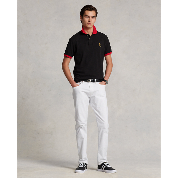 Custom-Slim Poloshirt Lunar New Year Polo Ralph Lauren in Schwarz 4