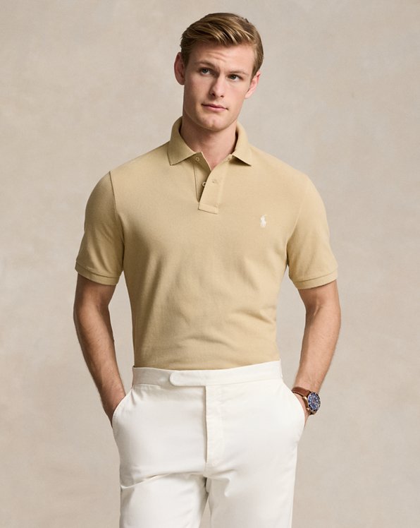 Men's Tan Polo Ralph Lauren Polo Shirts | Ralph Lauren Men's Tan Polo Ralph Lauren Polo Shirts | Ralph Lauren