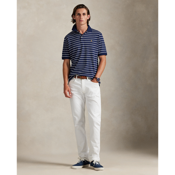 Refined Navy/White Classic Fit Soft Cotton Polo Shirt Polo Ralph Lauren 4