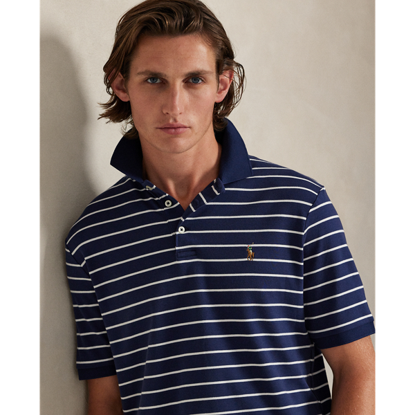 Refined Navy/White Classic Fit Soft Cotton Polo Shirt Polo Ralph Lauren 6