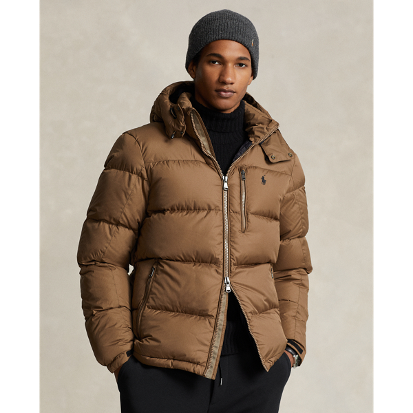 Taupe down jacket sales