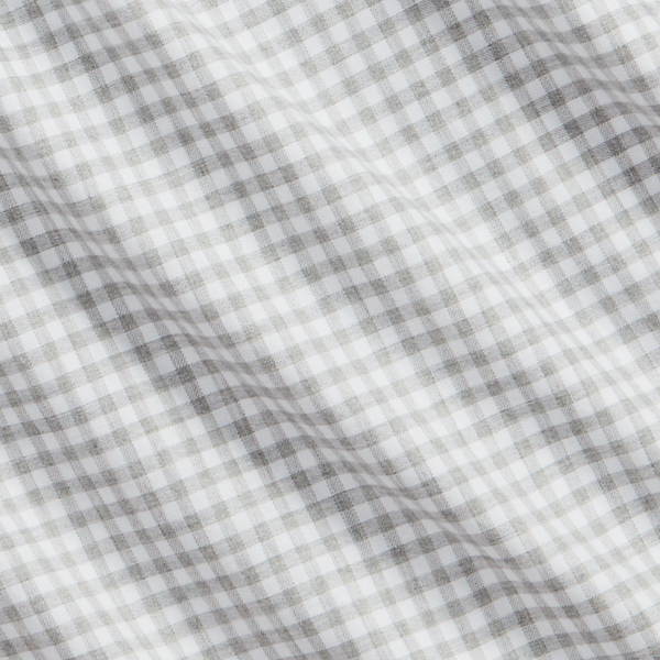 Grey Heather/White Classic Fit Gingham Oxford Shirt Polo Ralph Lauren 7
