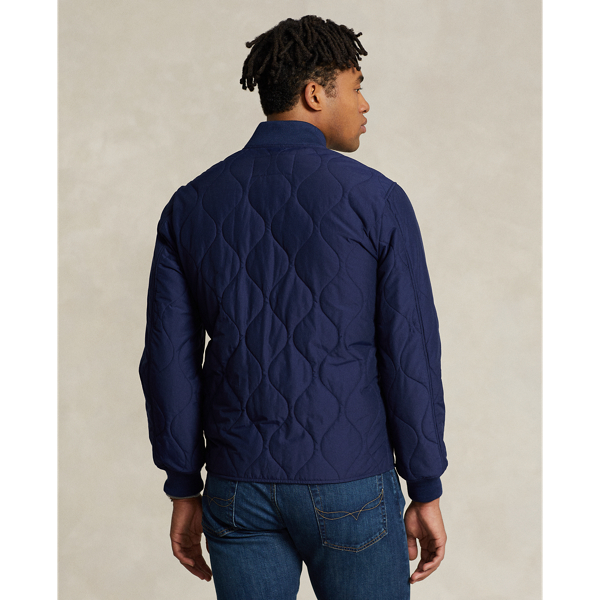 Newport Navy Quilted Bomber Jacket Polo Ralph Lauren 5