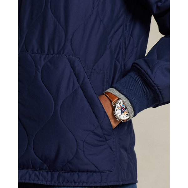 Newport Navy Quilted Bomber Jacket Polo Ralph Lauren 7