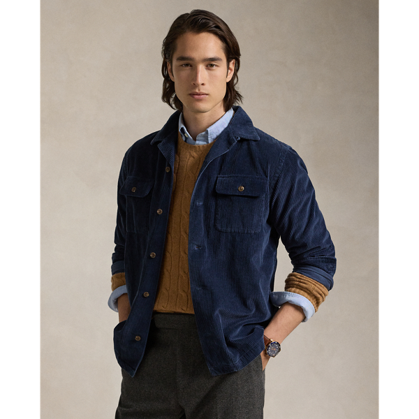 Classic Fit Corduroy Camp Shirt Ralph Lauren