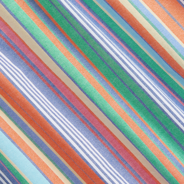 Orange/Green Multi Classic Fit Striped Oxford Shirt Polo Ralph Lauren 7