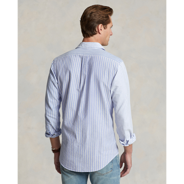 Blue Funshirt Classic Fit Striped Oxford Fun Shirt Polo Ralph Lauren 5