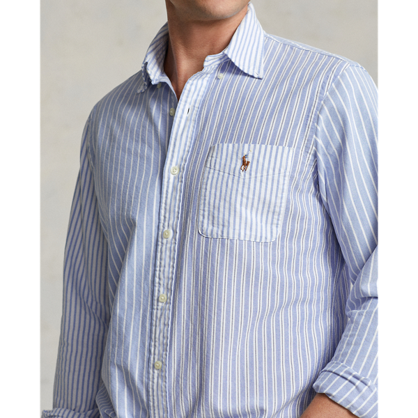 Blue Funshirt Classic Fit Striped Oxford Fun Shirt Polo Ralph Lauren 6