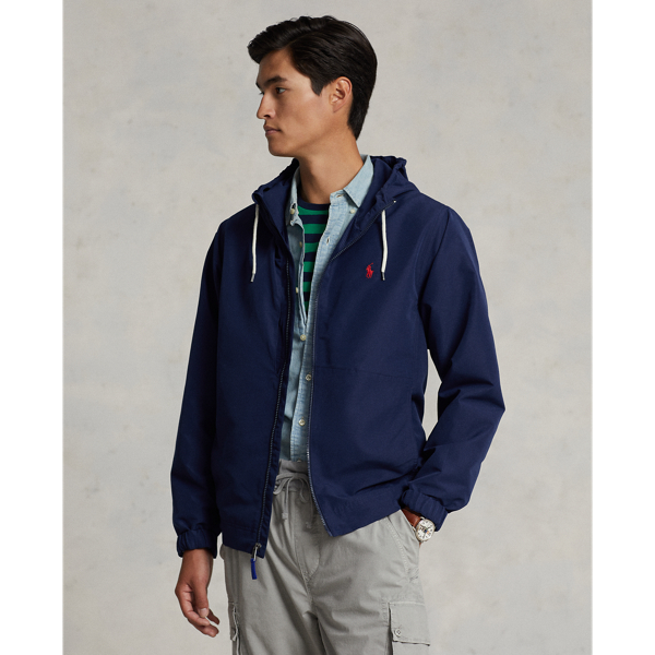 Packable Water Repellent Hooded Jacket