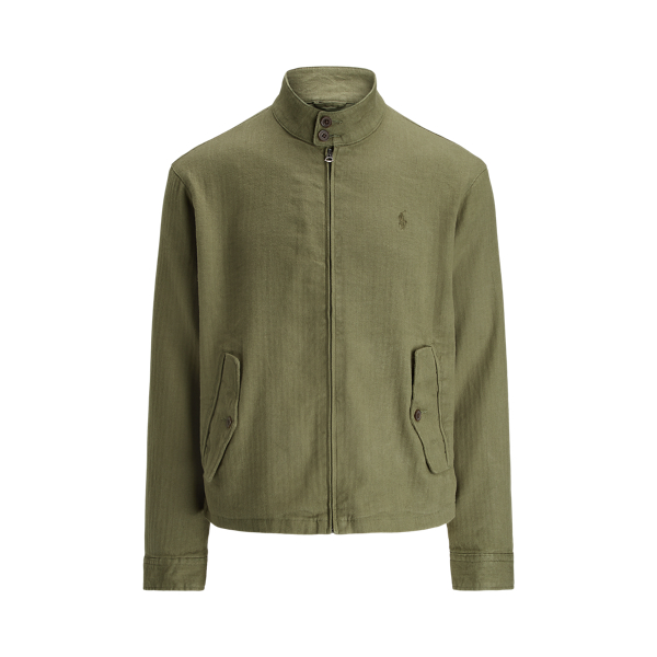 Linen-Blend Herringbone Twill Jacket Polo Ralph Lauren 1