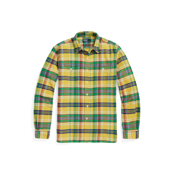 Classic Fit Plaid Flannel Shirt Polo Ralph Lauren 1