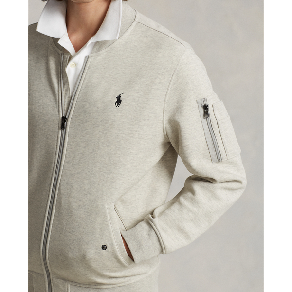 Light Sport Heather Double-Knit Flight Jacket Polo Ralph Lauren for fall 6