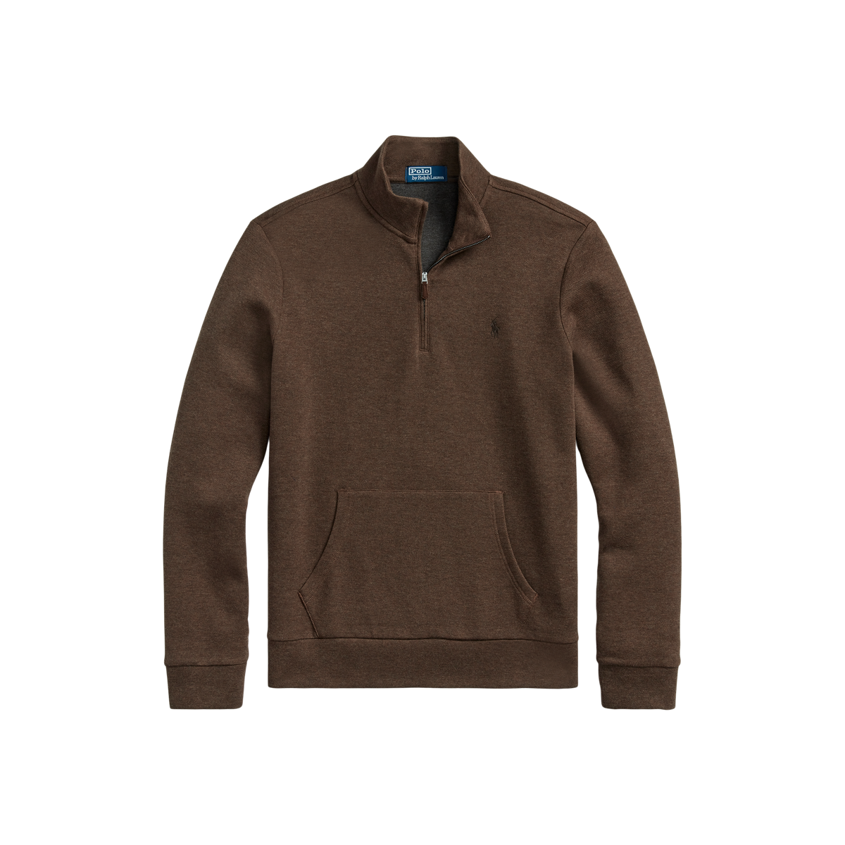 Ralph lauren double knit quarter zip sweatshir hotsell