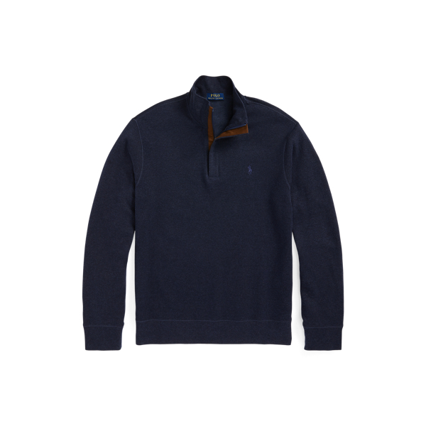 Herringbone-Print Luxury Jersey Pullover Polo Ralph Lauren 1