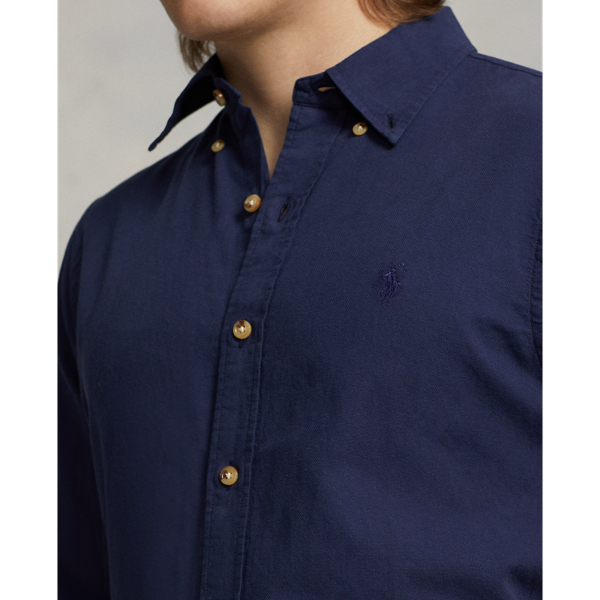 Newport Navy Classic Fit Textured Shirt Polo Ralph Lauren 6