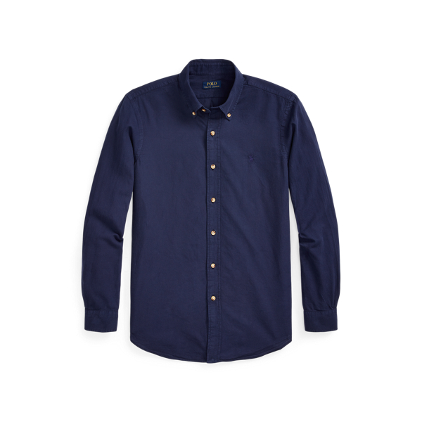 Newport Navy Classic Fit Textured Shirt Polo Ralph Lauren 2