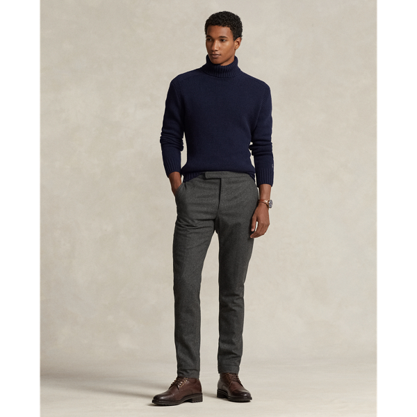 Hunter Navy Wool-Cashmere Roll Neck Jumper Polo Ralph Lauren 4