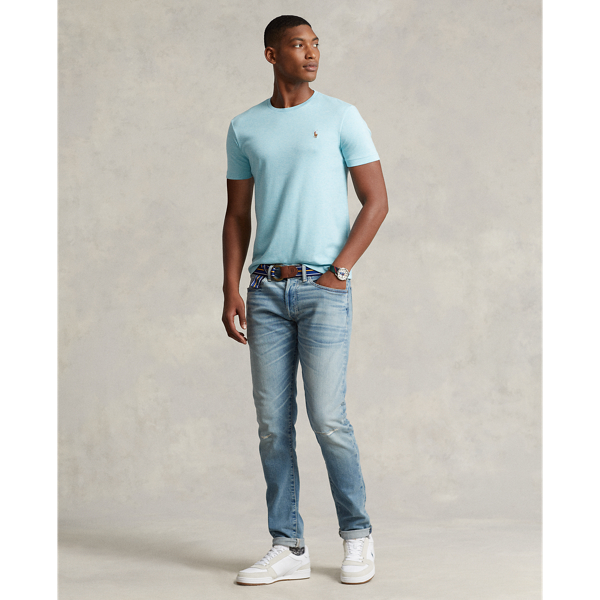 Watch Hill Blue Heather Classic Fit Soft Cotton Crewneck T-Shirt Polo Ralph Lauren 4
