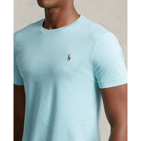 Watch Hill Blue Heather Classic Fit Soft Cotton Crewneck T-Shirt Polo Ralph Lauren 6