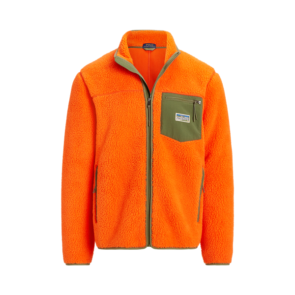 Hochflorige gebondete Fleecejacke Polo Ralph Lauren in 1